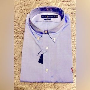 NWT Ralph Lauren Men's Button-Up Dress Shirt